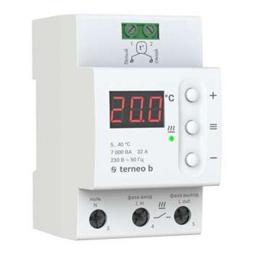 Цифровой термостат повышенной мощности terneo b 32 А 42765693