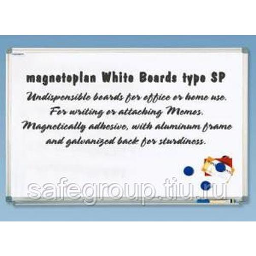 Доска белая Magnetoplan SP, 1500х1200 мм,лак.покрыт,магн/марк 42816344