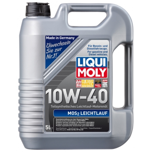 Моторное масло LIQUI MOLY MoS2 Leichtlauf 10W-40 5 литров 5926740