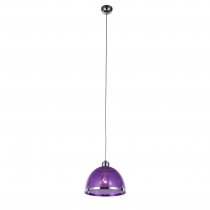 Светильник подвесной St Luce Хром/Фиолетовый E27 1*60W