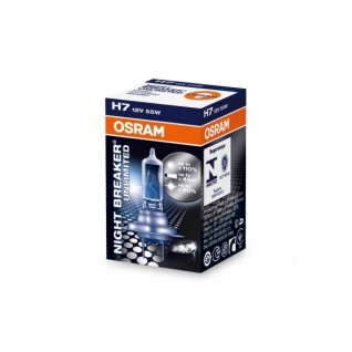Лампа Osram H7 55W 12V Night Breaker Unlimited 64210NBU Osram