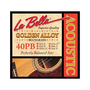 Струны для акустической гитары La Bella 40PB 12-56