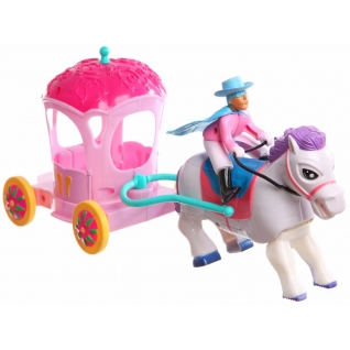 Игровой набор "Карета с лошадью и всадником" Shenzhen Toys