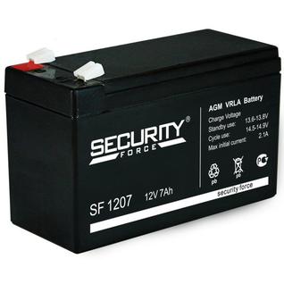 Аккумулятор Security Force герметичный свинцово-кислотный 12 В 7 А/ч ИНТЕМС