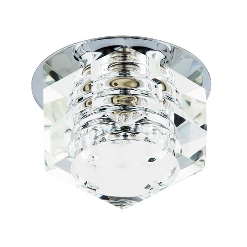 Светильник точечный встраиваемый декоративный под заменяемые галогенные или LED лампы Romb Lightstar 004060 42659145 1