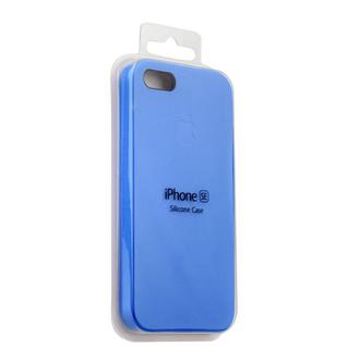 Чехол-накладка силиконовый Silicone Case для iPhone SE/ 5S/ 5 Синий