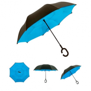 Зонт наоборот Up Brella синий