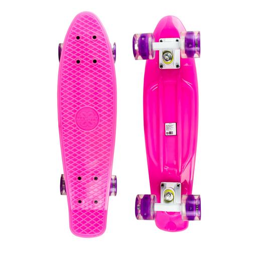 Скейтборд Maxcity Mc Plastic Board Gloss Small, розовый 42220944 5