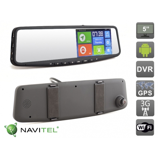 Зеркало заднего вида со встроенным навигатором GPS и видеорегистратором Full HD ... 834734