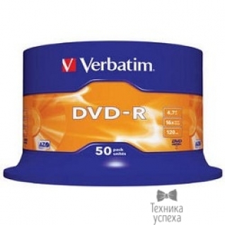 Verbatim Verbatim Диски DVD-R 4.7Gb 16-х, 50шт, Cake Box