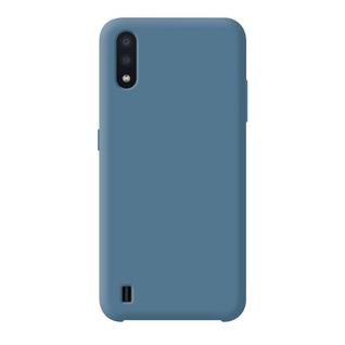 Чехол-накладка силикон Deppa Liquid Silicone Case D-87434 для Samsung A01 (2020) 1.7мм Синий