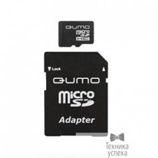 Qumo Micro SecureDigital 32Gb QUMO QM32(G)MICSDHC10 MicroSDHC Class 10, SD adapter