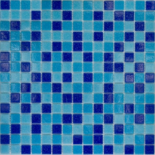 Мозаика Elada Mosaic MC128 сине-голубой микс