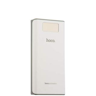 Аккумулятор внешний универсальный Hoco B3-20000 mAh Digital Power bank (2 USB: 5V-2.1A&1.0A) White Белый