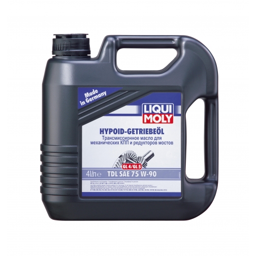 Трансмиссионное масло LIQUI MOLY Hypoid-Getriebeoil TDL 75W-90 4 литра 5926700