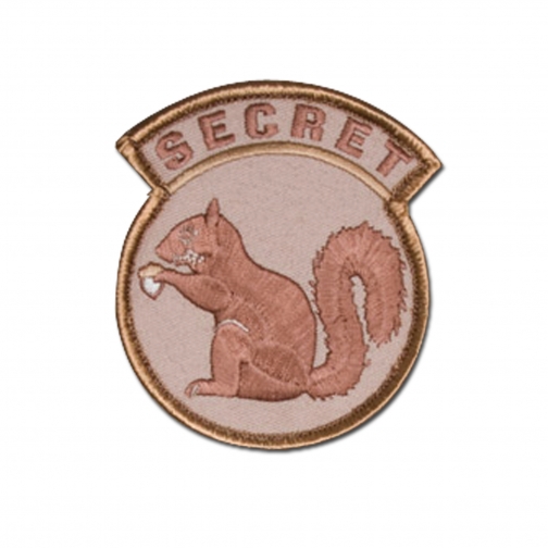 Mil-Spec Monkey Нашивка MilSpecMonkey Secret Squirrel, цвет пустынный 5018550