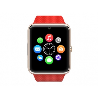 Умные часы с симкой Smart Watch GT08 оригинальные ( Красные)