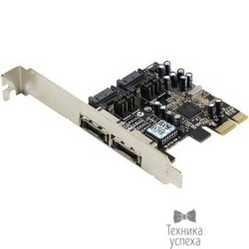 Espada Espada Контроллер PCI-E, SATA2 2port int+ eSata 2port,SI3132(PCIE002) (39885) 7244688