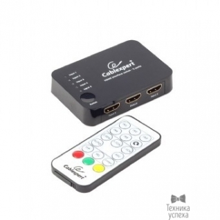 Cablexpert Cablexpert ( DSW-HDMI-52) Переключатель HDMI электронный, EnerGenie HD19Fx5/19F, 5 устройств -> 1 монитор/ТВ, пульт ДУ
