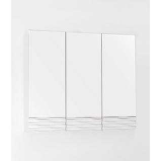 Зеркальный шкаф Style Line Ассоль 80, Люкс техно платина