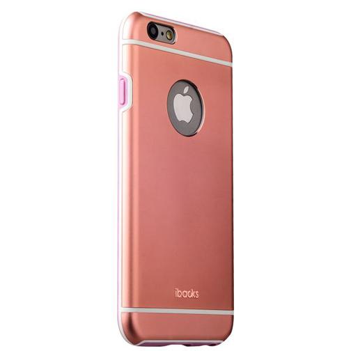 Накладка металлическая iBacks Ares Armour Aluminum Case для iPhone 6s Plus/ 6 Plus (5.5) (ip60285) Rose Gold 42530349