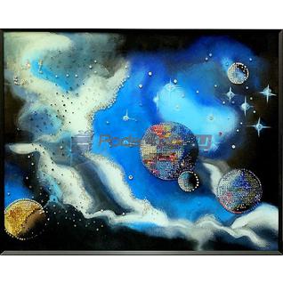 Картина "Тайны вселенной" со стразами Swarovski