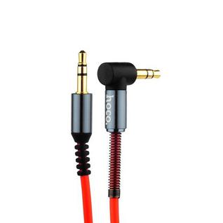 Кабель Hoco UPA02 AUX Spring Audio Cable 3.5mm (1.0 м) Red Красный