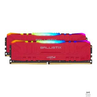 Crucial Crucial Ballistix 2x16GB (32GB Kit) DDR4 3200MT/s CL16 Unbuffered DIMM 288pin Red RGB 649528825124