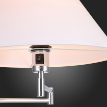 Настольная лампа St Luce Хром/Белый E27 1*60W (из 2-х коробок) SL461.104.01