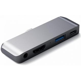 Адаптер Satechi Mobile Pro (ST-TCMPHM) USB-C (Space Grey) серый