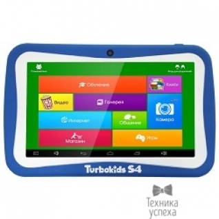 Turbo Планшетный компьютер "TurboKids S4" синий 7.0"1024х600,8Gb,512Mb,Wifi,Android 4.4