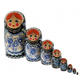Матрешка "Дарья", 8 кукол, ручная роспись