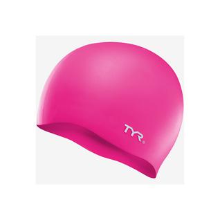 Шапочка для плавания Tyr Wrinkle Free Silicone Cap, силикон, Lcs/693, розовый