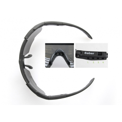 Стрелковые очки Wiley-X Saber Advanced 306 (серый / желтый) 37809017 4
