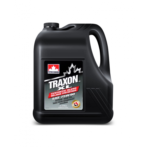 Трансмиссионное масло Petro-Canada TRAXON XL Synthetic Blend 75W90 4л 37638306