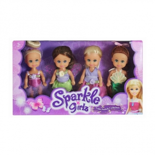 Игровой набор Sparkle Girlz - Куклы-феи, 10 см Funville