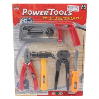 Игровой набор строительных инструментов Power Tools, 7 предметов Shenzhen Toys