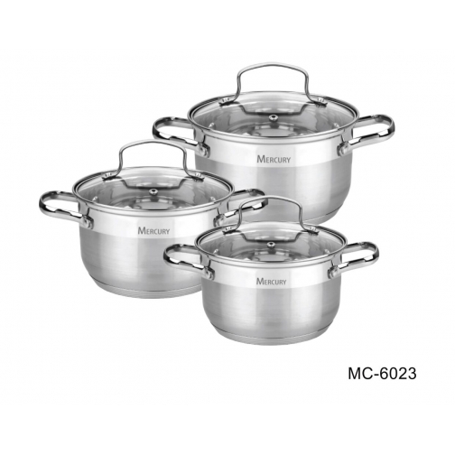 Набор посуды из нержавеющей стали Mercury, 6 предметов 37775022
