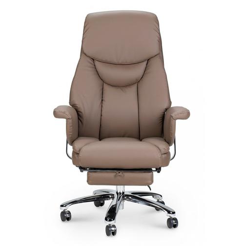 Кресло офисное/Парламент/(grey-brown) сталь + хром/серо-коричневая экокожа NORDEN Chairs 42859252 1
