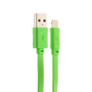 USB дата-кабель Hoco X5 Bamboo Lightning (1.0 м) Зеленый