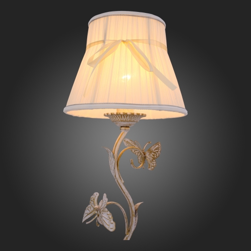 Настольная лампа St Luce Белый с золотом/Белый E14 1*40W 37397100 5
