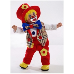 Виниловая кукла Elegance - Клоун, 50 см Arias