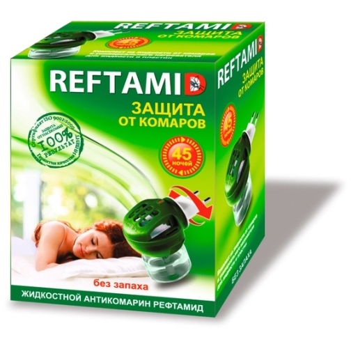 Комплект Рефтамид фумигатор и жидкость 45 ночей Россия 37455677