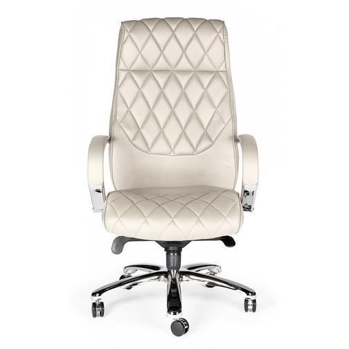 Кресло офисное/Бонд/(ivory) сталь + хром/слоновая кость экокожа NORDEN Chairs 42859370 3