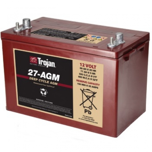 Аккумуляторная батарея Trojan 27-AGM, 12В, 89 а/ч 1388195