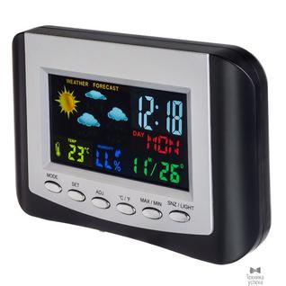 Perfeo Perfeo Часы-метеостанция "Color", (PF-S3332CS) цветной экран, время, температура, влажность, дата