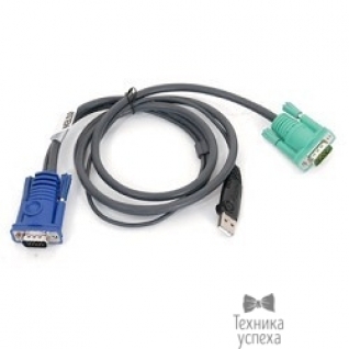 Aten ATEN 2L-5203U Кабель KVM USB(тип А Male)+HDB15(Male) <-> SPHD15(Male) 3,0м., черный.