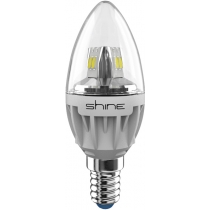 SHINE Светодиодная лампа Shine Crystal C Dimm. 4W E14