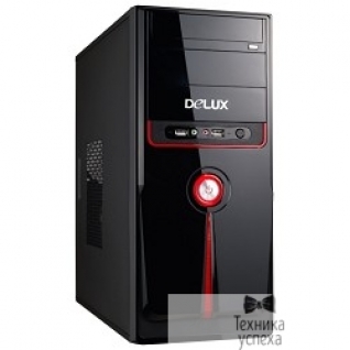 Delux MidiTower DELUX DLC-MV871(DC-MV871) БЕЗ БП (черно-красный) ATX 2.03 air duct, tac 1.1