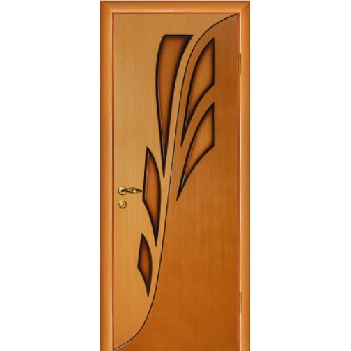 Дверное полотно МариаМ Орхидея ПУ лак глухое 550-900 мм 6582719